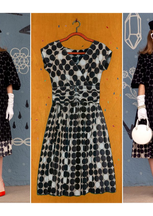 Colored Pencil Couture: A Vintage 1950’s Original Lucinda California Dress