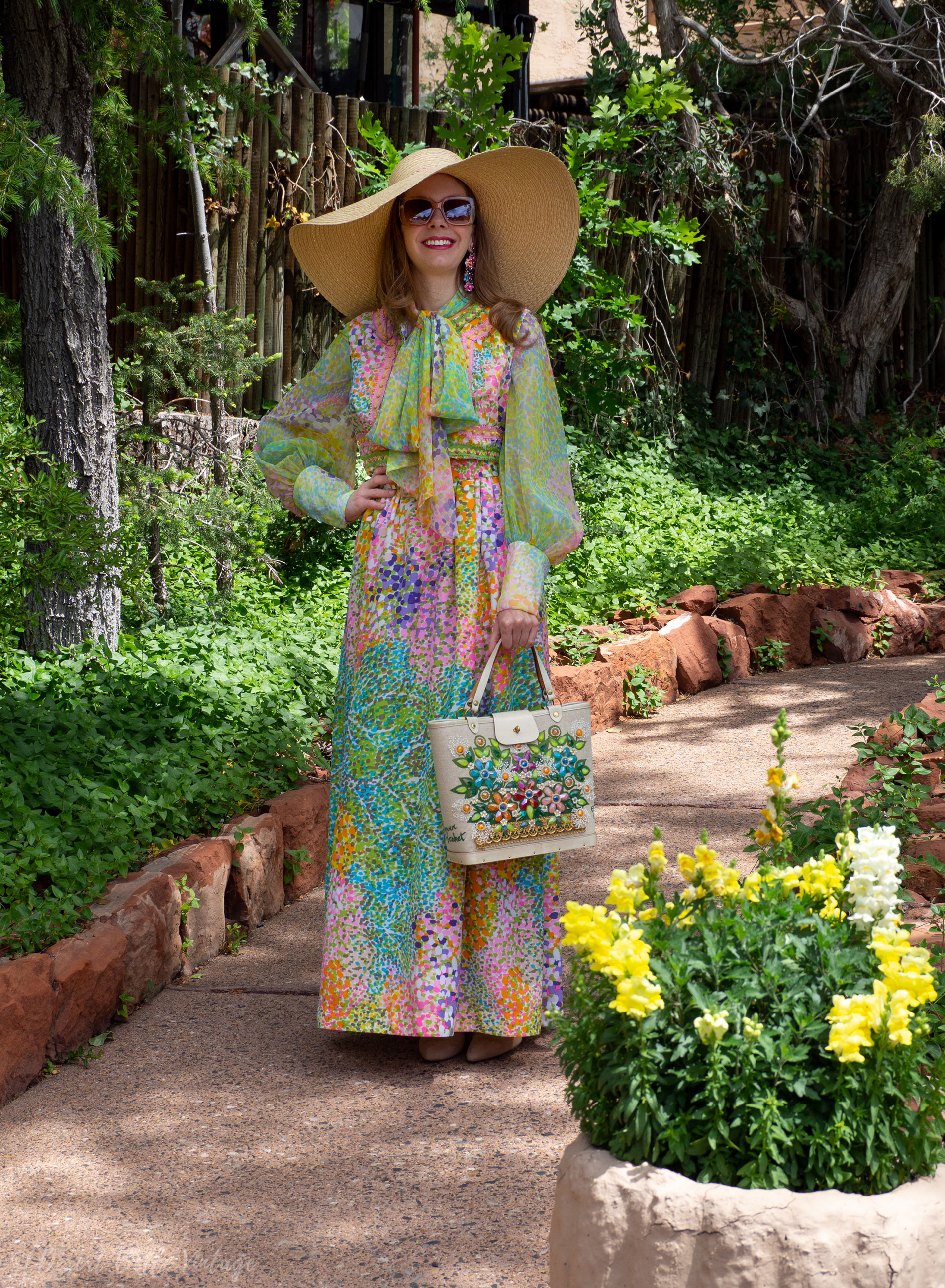 70s maxi dress history