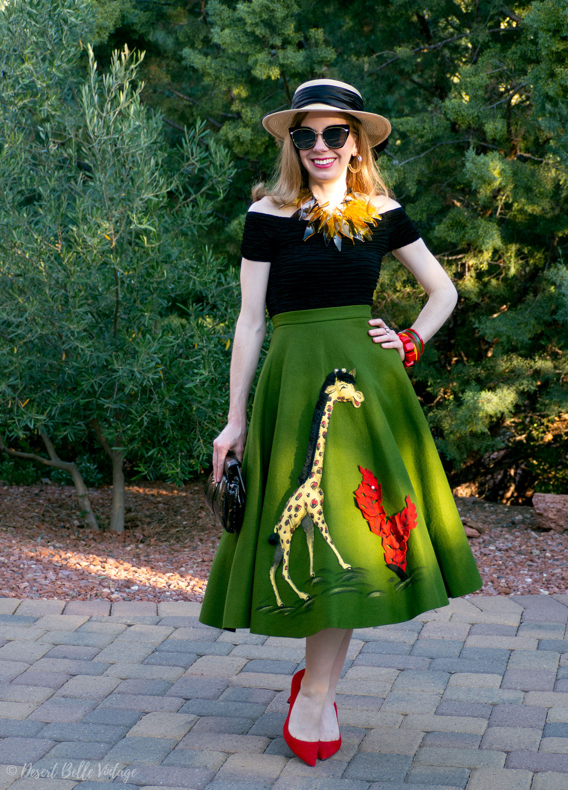 Maasai-Inspired 1950s Skirt - Flashback Summer