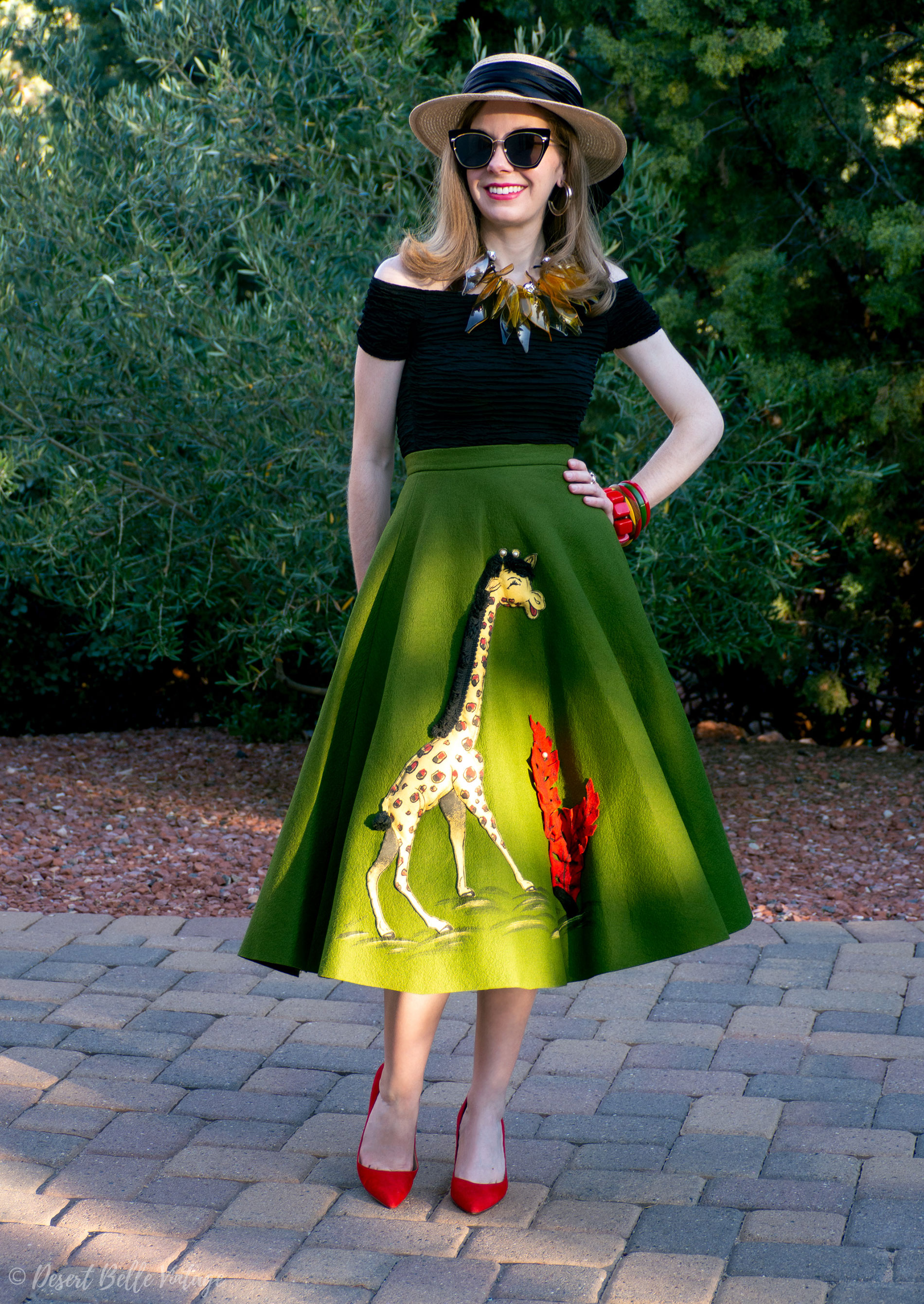 Maasai-Inspired 1950s Skirt - Flashback Summer