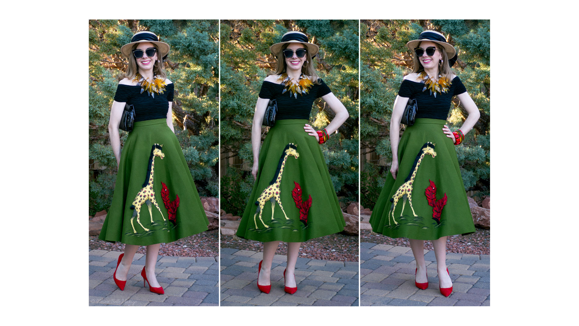 Maasai-Inspired 1950s Skirt - Flashback Summer